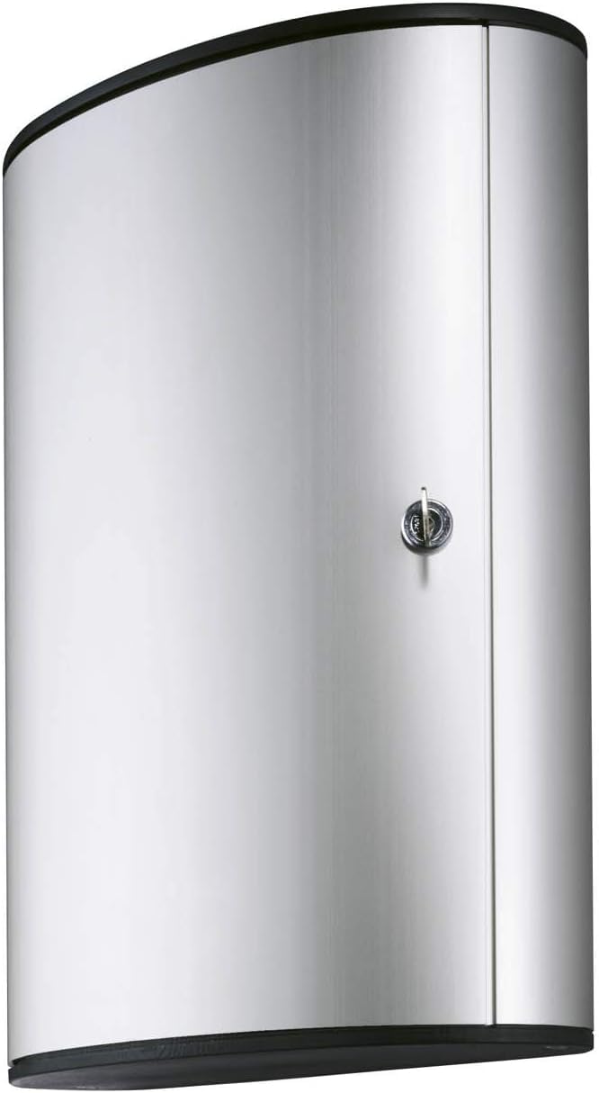 Durable Key Safe Box 72 - Wall Mounted Turn Lock Key Holder Holds 72 Key Clip Keys - Securely Lock Keys - Aluminum Silver Key Safe Including 6 Key Clip Tags - Image 3